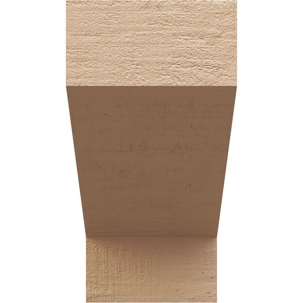 2in. W X 4in. H X 16in. L Clemmons Woodgrain TimberThane Rafter Tail, Primed Tan